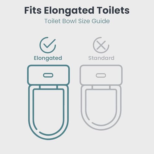 PELEGON Raised Toilet Seat With Handles (300lb) Toilet Seat Risers for Seniors, Raised Toilet Seat for Handicap Toilet Seat For Elderly & Disabled - Elongated Seat - size: Elongated