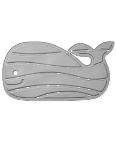 Skip Hop Non-Slip Baby Bath Mat, Moby, Grey - color: Moby Non-slip Bath Mat