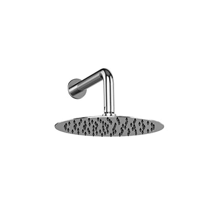 Refuge Rain Shower Head with Handheld Spray Combo - Polished Chrome Finish - 10" Rainfall Shower Head with Handheld Combo | Adjustable Slide Bar | 5-Function Handshower | Tru-Temp Valve | 2.5 GPM - color: Polished Chrome, size: 2.5 GPM
