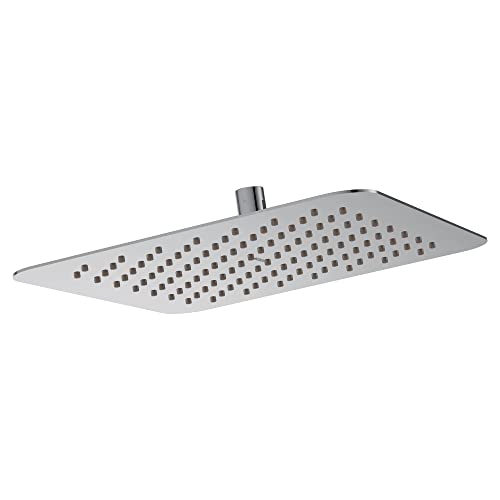 Moen Chrome Bathroom 12-Inch Wide Razor Thin Rain Shower Head, S1004
