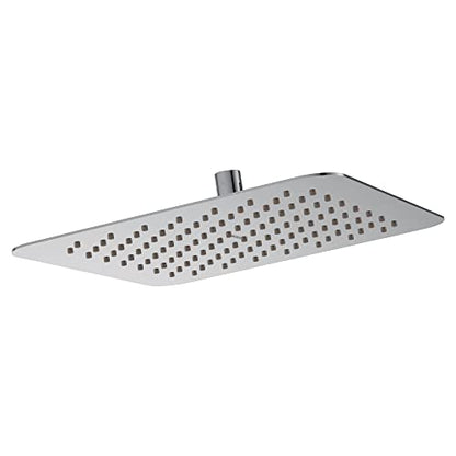 Moen Chrome Bathroom 12-Inch Wide Razor Thin Rain Shower Head, S1004