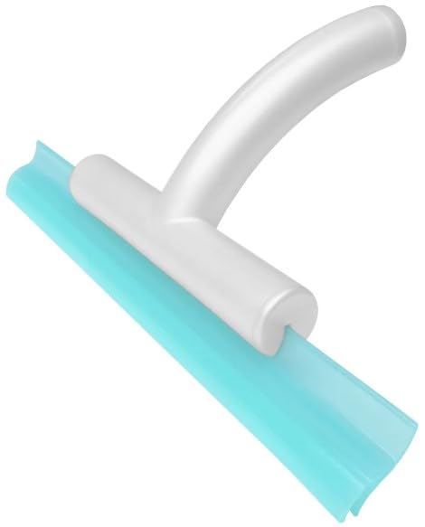 Clerét iDO Aqua Squeegee- Beautiful Translucent Aqua Dual Edged Wiping Blades Proudly Made in USA