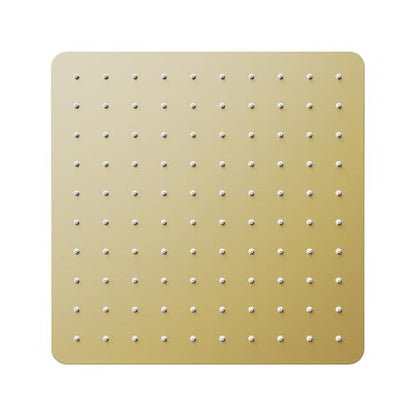 VBFF-Shower Head,rain shower head, 8 inch- Square Shower Head, 1.8 GPM Flow Rate, rainfall showerhead,VBFF07 (Brushed Gold) - color: Brushed Gold, size: 8 Inch
