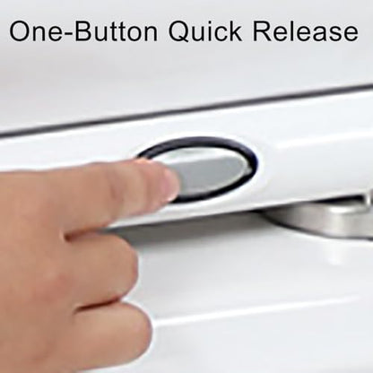 V-Shaped Toilet Seat, Soft Close, Quick Release for Easy Cleaning, Ideal for Bathroom and Home Use, Durable and Comfortable Design, Fits Standard Toilets