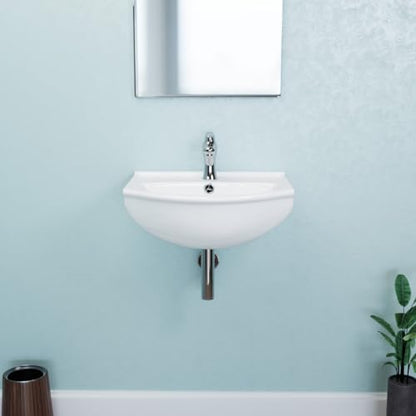 RENOVATORS Supply Manufacturing Tahoe 17-3/4 in. Wall Mounted Bathroom Sink in White with Overflow 21855