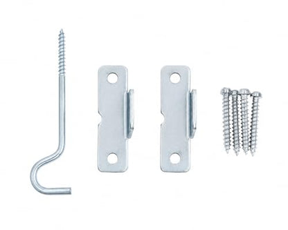 Kirsch/Castellanos Super Duty Lockseam Curtain Rod 48" to 86" Adjustable, Heavy-Duty White Drapery Rod with 2 1/2" Clearance for Curtains, Drapes, and Valances