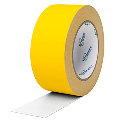 Gaffers Tape Yellow Heavy Duty, 2" by 30 Yards, Professional Grade Gaffer Tape, Non-Reflective, No Residue, Hand Tear, Self-Adhesive, Multiple Purposes (Yellow, 2 inches x 30 Yards) - color: 2" Yellow (1 Roll)