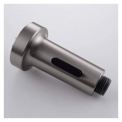 Highly efficient water-saving kitchen sink spray head G1/2 dual-function pull-down nozzle(Brushed) - size: Brushed