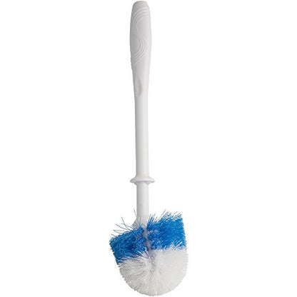 PlumbCraft Heavy-Duty Plunger, Toilet Brush, and Caddy 7506400, Versatile Bathroom Accessory Set and Apartment Must-Have, Toilet Plunger and Brush Set with Durable Hiding Caddy for Sanitary Storage