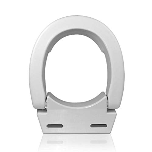 Maddak Inc. Maddak Hinged Elevated Toilet Seat, Standard (725711000), White