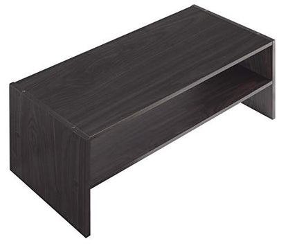 Whitmor Wood Stackable 2-Shelf Shoe Rack, 24 INCH, Espresso - color: Espresso, size: 24 INCH