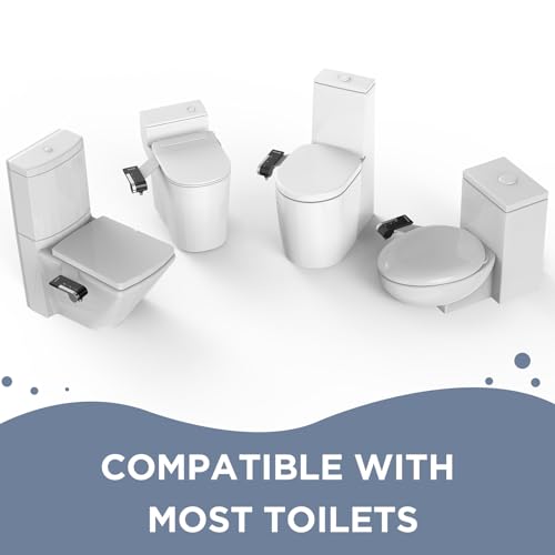 HOPOPRO Bidet Attachment for Toilet, Non-Electric Bidet Ultra-Slim Dual Nozzle (Feminine/Rear Wash), Cold Water Bidets Sprayer for Existing Toilets with Adjustable Pressure Control 1-Min Install