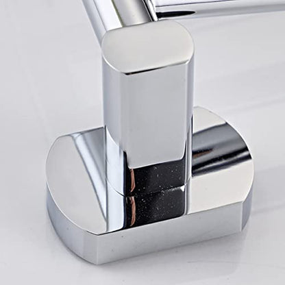 Modern Brass Chrome Swing Out Towel Bar, Folding Arm Swivel Hanger Bathroom Storage Organizer Rustproof Wall Mount, Swivel Towel Rack for Shower Room, Kitchen 3Bars - size: 3Bars