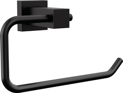 Delta Faucet Velum Toilet Paper Holder, Black Wall Mounted Toilet Paper Holder, Tissue Holder, Matte Black IAO20851-BL - color: Matte Black