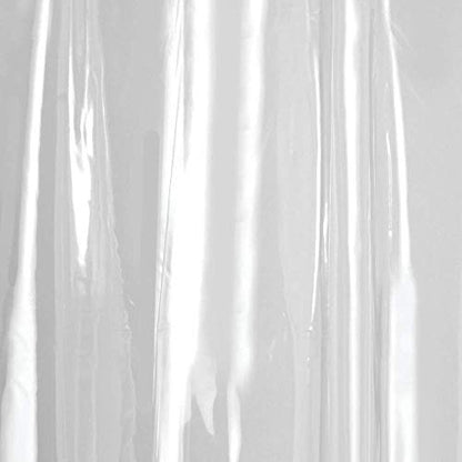 iDesign Vinyl Shower Curtain Liner, 72" x 84", Clear | 12 Grommets, Weighted Magnets - style: Pack of 1