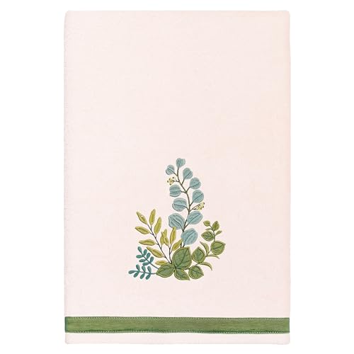 Verdant 4-Piece Luxury Towel Set, Applique Embroidered Bouquet, Plush Turkish Cotton, Durable & Quick Dry, Vibrant Bathroom Ensemble, 2 Bath 2 Hand Towels, Blush - color: Blush, size: 2 Pcs Bath 2 Pcs Hand Towel