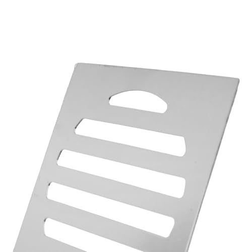 Drain Cover Grates Fit 3" x3" Drain, Stainless Steel Drainage Grate Cover Square Replacement Floor Drain Strainer for Shower, Bathroom Floor, Balcony, and Outdoor Garden Drains -5pcs - size: 2.95" x 2.95"