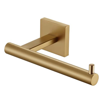 KOKOSIRI Toilet Paper Holder Champagne Bronze Toilet Roll Holder Hold Mega Rolls Kitchen Bathroom Tissue Paper Dispenser Stainless Steel, B2005CPG - color: Champagne Bronze, size: Horizontal