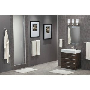 Moen YB0486BN Align 9-Inch Modern Hand -Towel Bar, Brushed Nickel