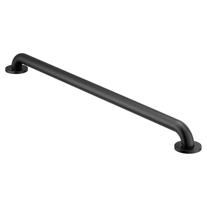 Moen Home Care Bathroom Safety 36 Inch Stainless Steel Handicap Grab Bar for Bathtub and Shower, Elderly Assistance Product with Concealed Screws, Matte Black, R8936BL