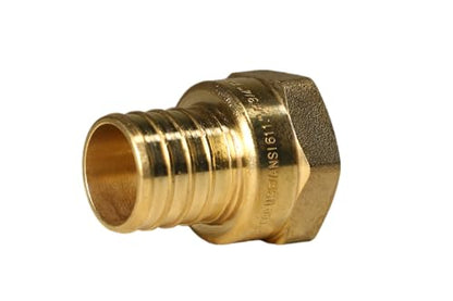 XFITTING 1 inch Pex x 3/4 inch Female NPT Adapter, 23-4-6=2X, 2 Pieces - size: 1" Pex x 3/4" Female
