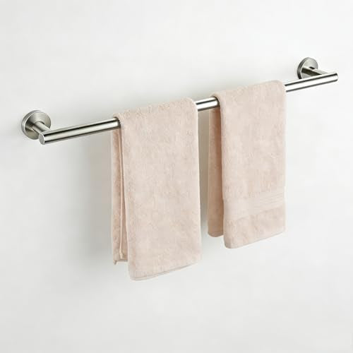 SEIDO 36 Inch Brushed Nickel Towel Bar for Bathroom Wall - SUS 304 Stainless Steel Kitchen Towel Holder Wall Mounted Towel Rack Rod with 33" Hanging Length Easy to Install Durable Heavy Duty - color: Brushed Nickel, size: 36 Inch