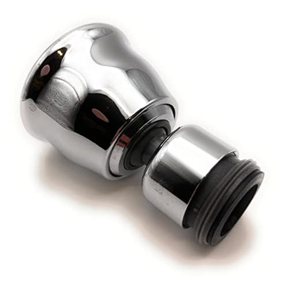 360° Swivel Kitchen Sink Aerator by NEOPERL, 1.5 GPM Dual-function 2-Flow Sprayer Faucet Head, Faucet Replacement Part 55/64-27 Female and Male 15/16-27 Threads - Chrome
