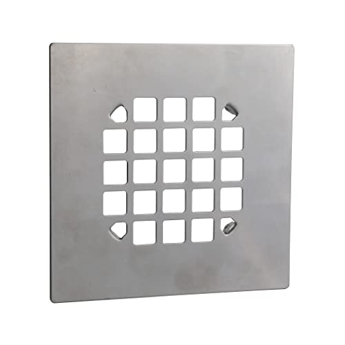 Danco Square Snap-in Shower Drain Cover in Chrome, (11034) - color: Chrome, size: Square [Pack of 1], style: Square