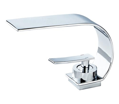 becola Chrome Bathroom Sink Faucet, Low Arc Modern Bathroom Faucet, Brass Single Hole Vanity Sink Faucet, Touch On Single Handle Basin Faucet Tap with 3/8” Hot and Cold Water Supply - Chrome - color: Chrome