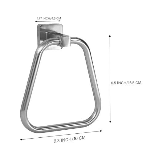 Towel Holder for Bathroom Wall Towel Ring Stainless Steel Hand Towel Holder Heavy Duty Towel Hanger for Bath, Kitchen (Brushed Nickel) - color: Brushed Nickel
