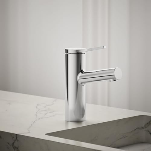 Kohler K-35048-4-BL Elate® Single-Handle Bathroom Sink Faucet, Bathroom Faucets, 1.2 GPM, Matte Black - color: Matte Black, size: 1.2 GPM
