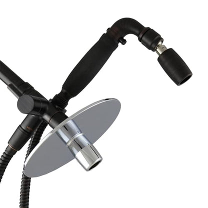 High Sierra® Lead-Free Metal 3-way Combo Shower Kit. Built in Diverter Valve Effortlessly Diverts Flow from the Fixed Shower Head to the Handheld and back - Ultra Low Flow 1.25 GPM-Oil Rubbed Bronze - color: Oil Rubbed Bronze, size: 1.25 GPM