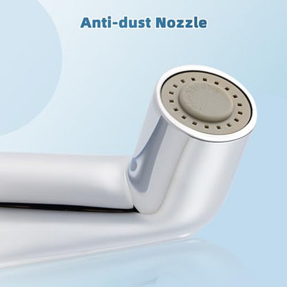 Hygie Rinse Universal Fit Kitchen Sink Spray Attachment, Silver Chrome | NSF/ANSI/CAN 372 Certified, Kitchen Sink Side Sprayer Head Compatible with Delta, Moen, Kohler and OEM Brands Spray Head - color: Chrome, style: Nozzle Head Only