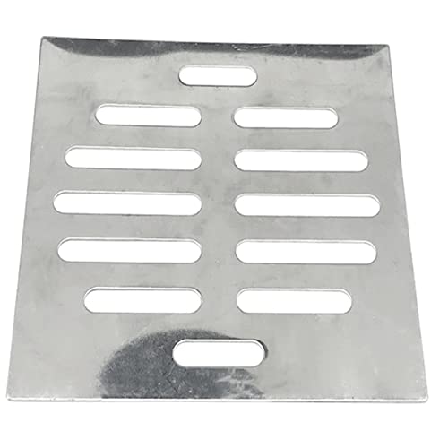 5Pcs 4Inch Square Stainless Steel Sink Floor Drain Strainer Cover,Shower Drain Cover Replacement Floor Strainer - size: Square 4Inch