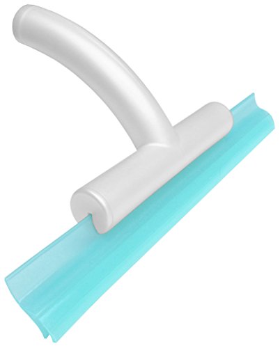 Clerét iDO 12" All-Purpose Squeegee for Shower, Bathroom, Window, Car with Replaceable Dual Edge Aqua Blade Made in the USA