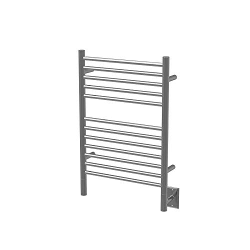 Amba Jeeves ESB Model E-Straight 12-Bar Hardwired Towel Warmer Brushed - color: Brushed