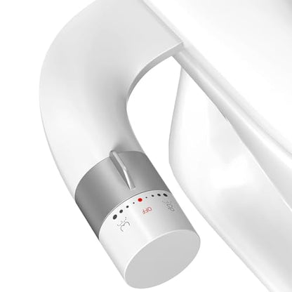 Ultra-Slim Bidet Attachment for Toilet, Non Electric Retractable Nozzles (Posterior/Feminine Wash) Hygienic Bidets Existing Toilets Seat, Adjustable Water Pressure, Water Sprayer Baday