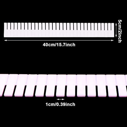 12Pcs Adjustable Drawer Dividers 0.1Inch Thickness DIY Grid Dividers 40x5cm Plastic Organizer Separator for Socks Underwear Makeup Cosmetic Clothes
