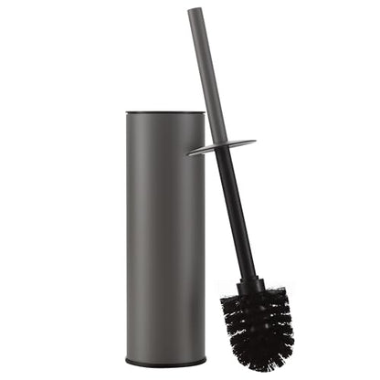 BGL Gunmetal Grey Toilet Brush and Holder,Stainless Steel Toilet Brushes for Bathroom with Holder - color: Gunmetal Grey