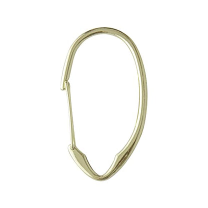 Shower Hooks - Shower Curtain Rings for Bathroom - Rust Proof Shower Curtain Hooks for Shower Curtain or Liner - Set of 12, Gold - color: Gold