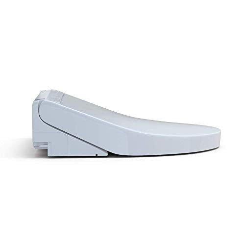 TOTO® WASHLET® C5 Electronic Bidet Toilet Seat with PREMIST and EWATER+ Wand Cleaning, Elongated, Cotton White - SW3084#01 - size: C5 Elongated