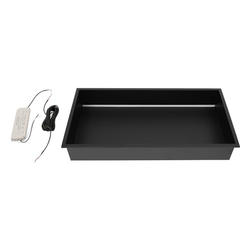 LED Light Shower Niche, Wall Niche, 25" x 13" Stainless Steel Bathroom Cabinet with 4000K Warm White Light, IP66 Waterproof Recessed Shampoo Storage in Wall, Black - color: Black