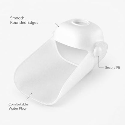 Faucet Extender for Toddlers, Sink Extender for Bathroom & Kitchen,Tap Extension for Easy Hand Washing(White) - color: White