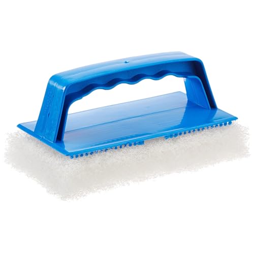 STAR BRITE Fine White Scrub Pad with Interchangeable Handle - size: Medium, style: Fine White