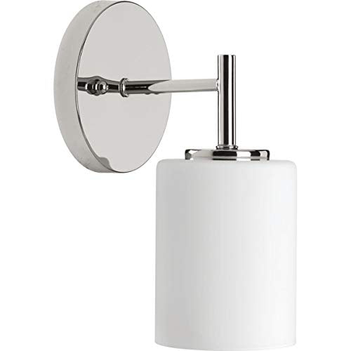 Progress Lighting P2131-104 Replay Bath & Vanity, 1-Light, Polished Nickel - color: Polished Nickel, size: 1-Light