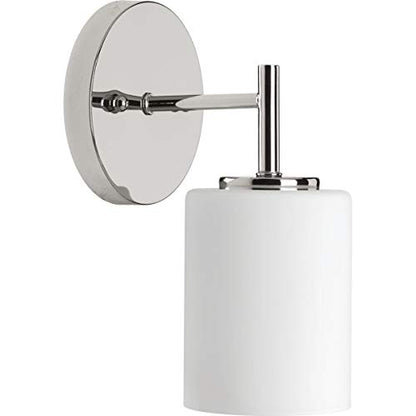 Progress Lighting P2131-104 Replay Bath & Vanity, 1-Light, Polished Nickel - color: Polished Nickel, size: 1-Light