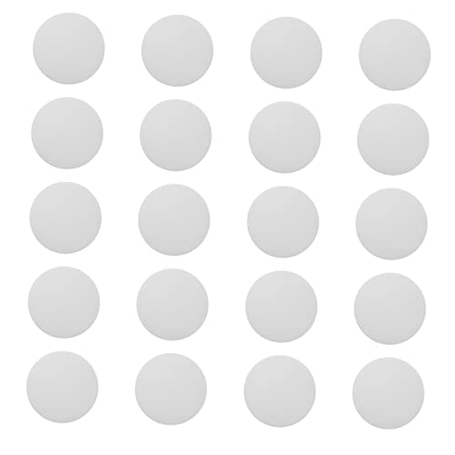 ULTECHNOVO 20Pcs Slip Transparent Bath Stickers Self Adhesive Shower Round Stickers for Enhanced Safety for Smooth Surfaces Bathroom Tub and Shower