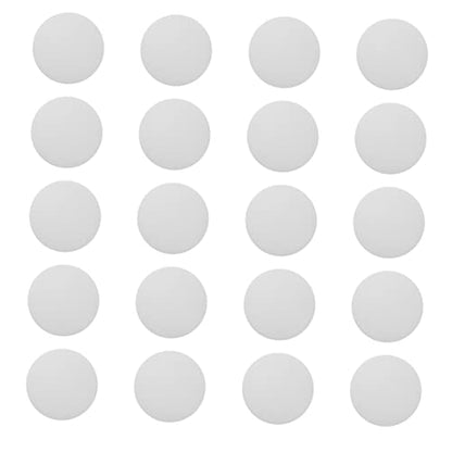 ULTECHNOVO 20Pcs Slip Transparent Bath Stickers Self Adhesive Shower Round Stickers for Enhanced Safety for Smooth Surfaces Bathroom Tub and Shower