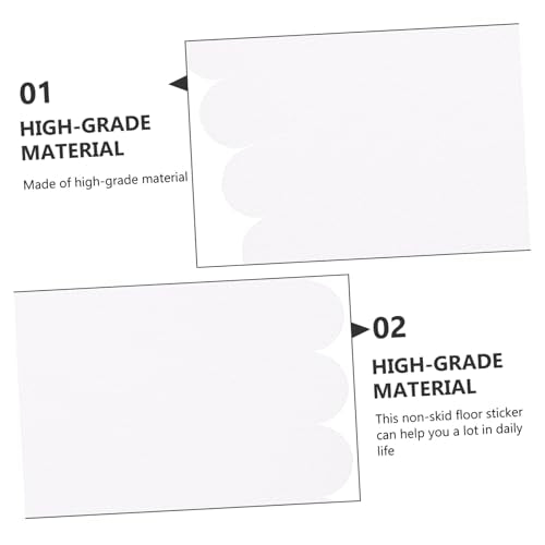 Healifty 20PCS Non-Slip Bathroom Anti-Skid Strips Waterproof Adhesive Shower Stickers for Bathtubs and Stairs High Adhesion Safety Decals to Prevent Slips in Wet Areas