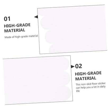 Healifty 20PCS Non-Slip Bathroom Anti-Skid Strips Waterproof Adhesive Shower Stickers for Bathtubs and Stairs High Adhesion Safety Decals to Prevent Slips in Wet Areas